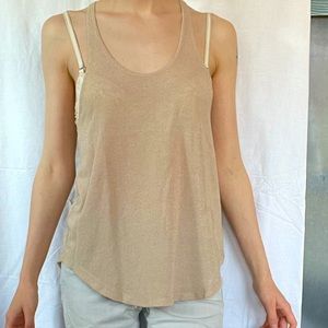 Sheer knit Brandy Melville tank top